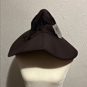 Dark Brown Wide Brim Hat